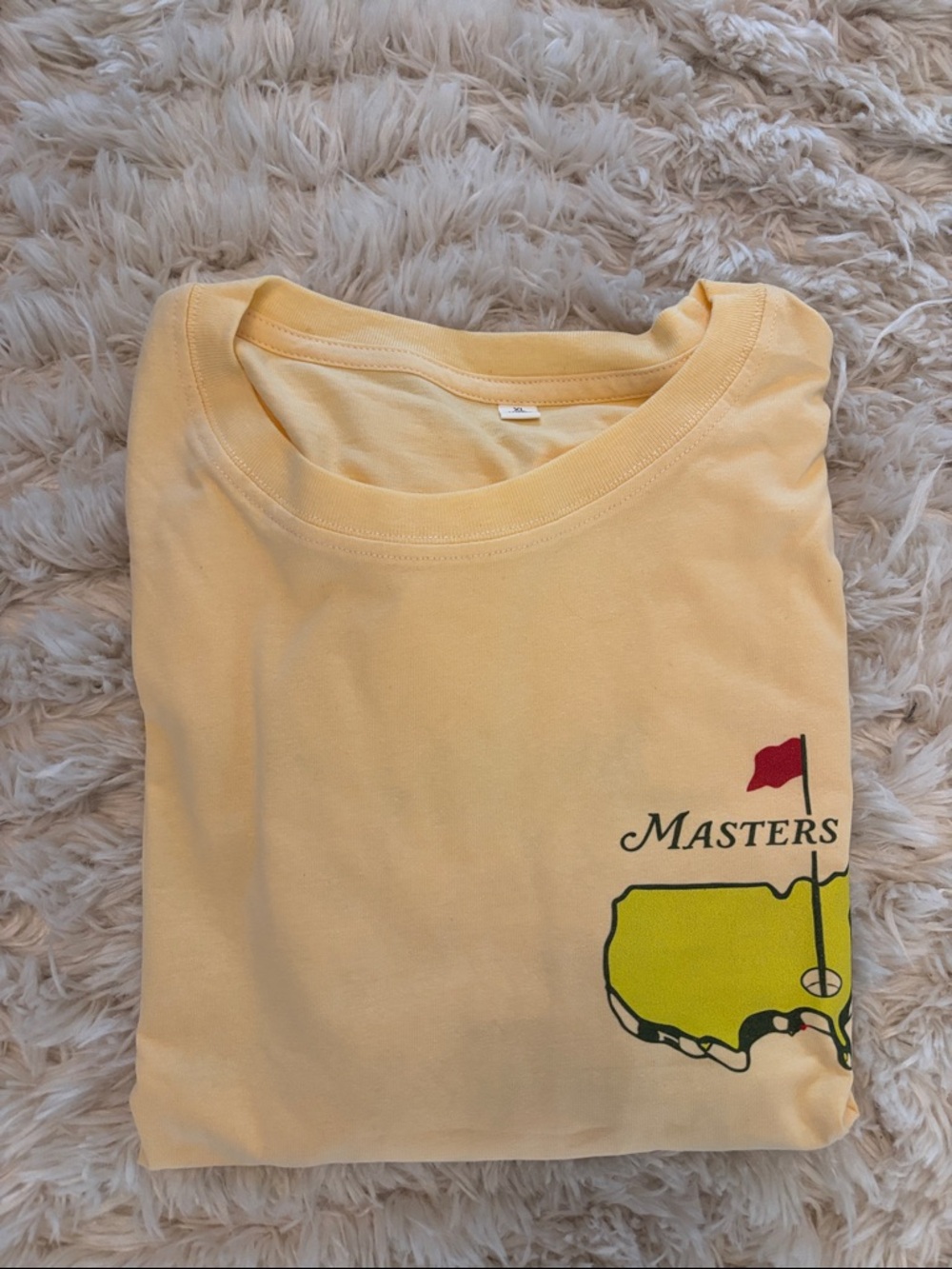 NWOT Yellow Masters Graphic Short Sleeve Tee
